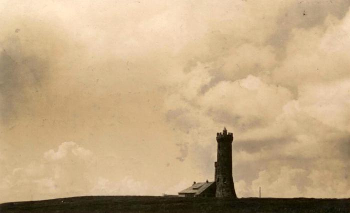 Wieża widokowa na Śnieżniku (ok. 1920)